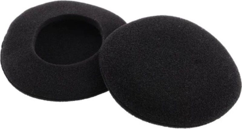 Oorkussens voor hoofdtelefoons - universeel - 55 mm - 10 stuks / zwart
