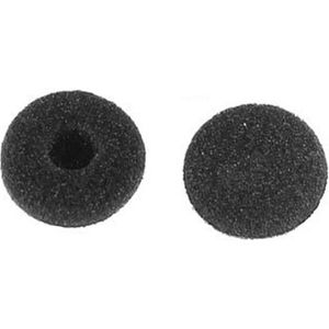 Oorkussens voor oordoppen - universeel - max. 18 mm - 100 stuks / zwart