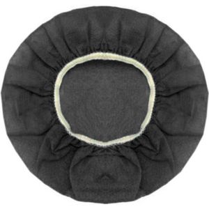 Hygiënische Hoofdtelefoon Covers - Universeel - Groot (Max. 12 cm) - 100 stuks / Zwart