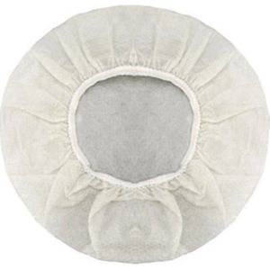 Hygiënische Hoofdtelefoon Covers - Universeel - Groot (Max. 12 cm) - 100 stuks / Wit