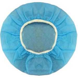 Hygiënische Hoofdtelefoon Covers - Universeel - Groot (Max. 12 cm) - 100 stuks / Blauw