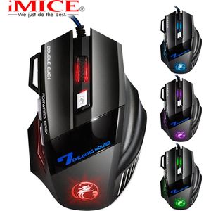 Game muis met RGB verlichting - 7 knoppen - Instelbare DPI - MOBA - FPS - Ergonomisch design