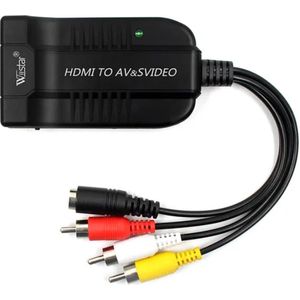 Converter - HDMI naar Tulp - Zwart - Plug & Play