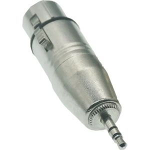 XLR (v) - 3,5mm Jack stereo (m) audio adapter