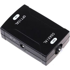 Toslink optisch naar Coaxiaal S/P DIF converter - netvoeding