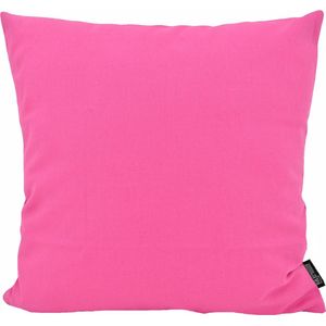 Florea Uni Fuchsia Kussenhoess-sKatoen / Polyesters-s45 x 45 cm