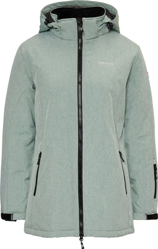 Nordberg - Olla - Winterjas - Groen Melange - Winddicht - Waterafstotend