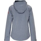 Nordberg Rinda - Softshell Outdoor Zomerjas Dames - Lichtblauw Melange