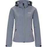 Nordberg Rinda - Softshell Outdoor Zomerjas Dames - Lichtblauw Melange