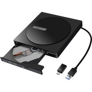 Externe DVD speler en brander - Optical Drive voor PC, laptop of tablet - USB 3.0 en USB C