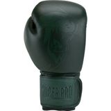 Super Pro Groen Lederen Kickbokshandschoenen