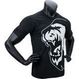 Super Pro T-Shirt Lion Logo Zwart/Wit Extra Extra Large