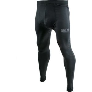 Super Pro Legging Men Lion/Super Pro Logo Zwart/Grijs Extra Extra Large