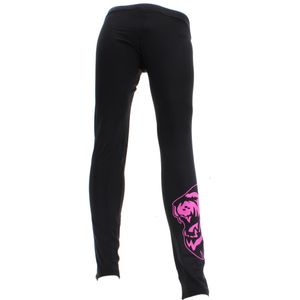 Super Pro Legging Women Lion/Super Pro Logo Zwart/Roze Medium