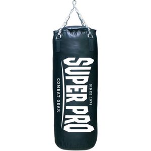 Super Pro Combat Gear Bokszak Classic Vertical Logo Zwart 120x30 cm