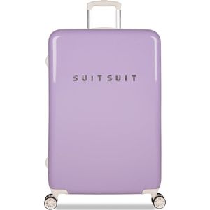 SUITSUIT Fabulous Fifties - Reiskoffer met 4 Wielen - 76 cm - 94L - Paars Pastel