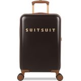 SUITSUIT Fab Seventies Classic - Handbagage koffer met 4 wielen - 55 cm - 33L - Zwart