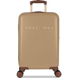 SUITSUIT Fab Seventies - Handbagage koffer met 4 wielen - 55 cm - 33L - Beige