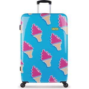 BHPPY Reiskoffer met print - 76 cm - 94L - Soft Ice Ice Baby