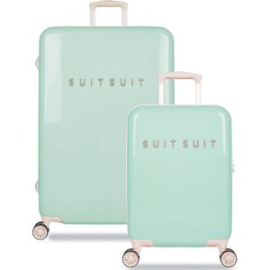 SUITSUIT Fabulous Fifties - Kofferset 2delig - 55 + 76 cm - 127L - Mint Pastel