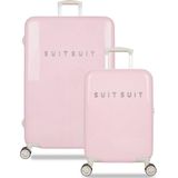 SUITSUIT Fabulous Fifties - Kofferset 2delig - 55 + 76 cm - 127L - Roze Pastel