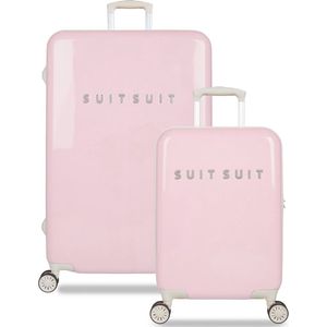 SUITSUIT Fabulous Fifties - Kofferset 2delig - 55 + 76 cm - 127L - Roze Pastel