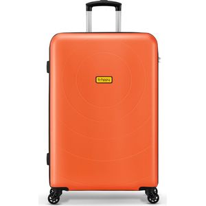 BHPPY Reiskoffer met 4 wielen - 76 cm - 84L - Oranje