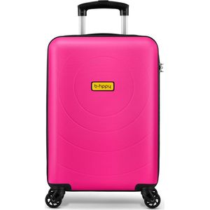 BHPPY Handbagage koffer met 4 wielen - 55 cm - 33L - Roze