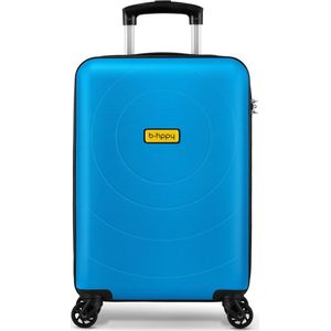 BHPPY Handbagage koffer met 4 wielen - 55 cm - 33L - Blauw
