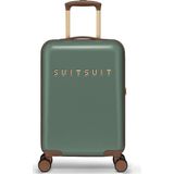 SUITSUIT Fab Seventies - Handbagage koffer met 4 wielen - 55 cm - 33L - Groen