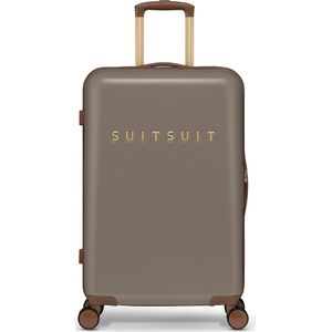 SUITSUIT Fab Seventies - Reiskoffer met 4 wielen - 66 cm - 59L - Taupe