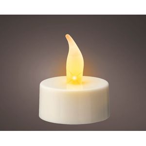 Lumineo LED waxinelichtjes - 12x st - wit -met afstandsbediening