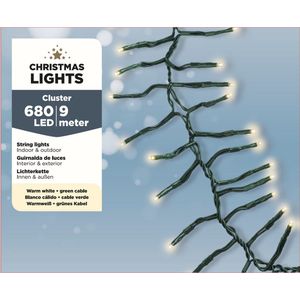 Lumineo Clusterverlichting - warm wit - 680 lampjes - 12 M - Kerstverlichting