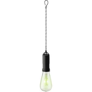 Groene solar tuinverlichting hanglamp kunststof 20 cm - Solarlampen - Hanglampen - Tuinverlichting