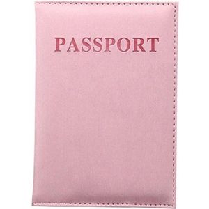 (Licht) Roze Paspoort Protector - Beschermhoes - Paspoorthouder - Cover - Mapje