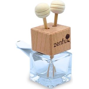 Autoparfum met clip voor auto ventilator - hout