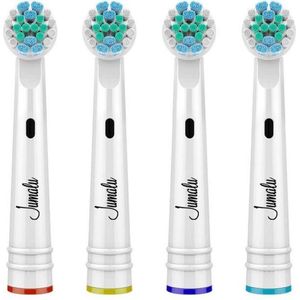 Opzetborstels geschikt voor Oral-B / Braun Precision Clean- Elektrische tandenborstel - 4-pack - Opzetstukjes - Opzetborstels elektrische tandenborstel