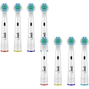 Opzetborstels geschikt voor Oral-B / Braun Precision Clean- Elektrische tandenborstel - 8-pack - Opzetstukjes - Opzetborstels elektrische tandenborstel