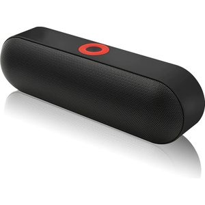 NBY Krachtige Bluetooth Speaker - 10W Surround Sound Draadloze Luidspreker - 10 Meter Bereik & 6 Uur Draadloos Muziek Afspelen Zonder Opladen - Zwart