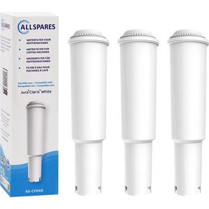 AllSpares Waterfilter (3x) geschikt voor Jura White 60209