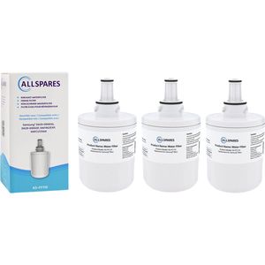 AllSpares Waterfilter (3x) voor koelkast geschikt voor DA29-00003F / HAFIN2