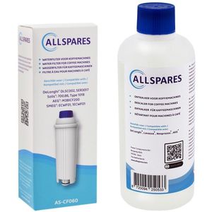 Onderhoudsset Koffiemachine Waterfilter + Ontkalker (500ml) geschikt voor AEG