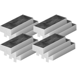 4x CleanAir Koolstoffilter geschikt voor Siemens 17004796