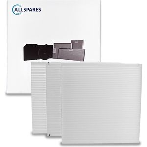 AllSpares WTW-Filter (set van 3) Filterklasse G4/F7 geschikt voor Vasco DX 4/5/6 (275x275x20mm)