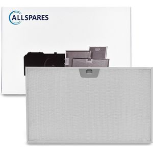 AllSpares Metaalfilter voor afzuigkappen geschikt voor Electrolux / Zanussi / Faber en I.KE.A. 4055135349 (506x300x8mm)