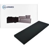 AllSpares Koolstoffilter voor Kookplaat geschikt voor Novy Monoblock 98002 (370x149x20mm)