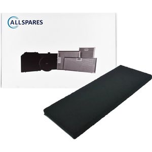 AllSpares Koolstoffilter voor Kookplaat geschikt voor Novy Monoblock 98002 (370x149x20mm)