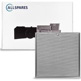 AllSpares Metaalfilter voor afzuigkappen geschikt voor Miele 8259070 (482x192x8mm)