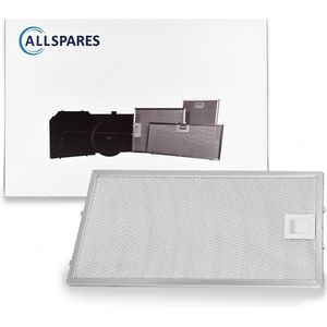 AllSpares Metaalfilter voor afzuigkappen geschikt voor Bosch Siemens Neff 00435204/435204 (350x165x5mm)