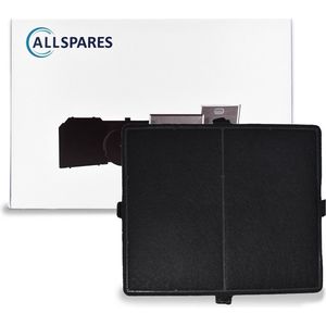 AllSpares Koolstoffilter voor afzuigkappen geschikt voor Miele DKF12-1 (283x240x17mm)